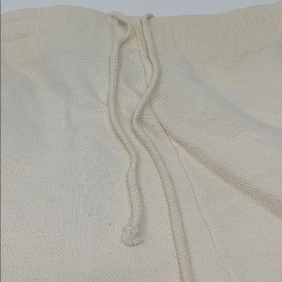 Short knit shorts; 100% cotton. Clean, tie waist - Picture 2 of 9